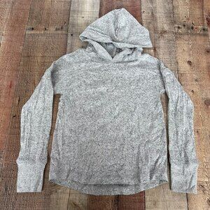 Runway Brushed gray active hoodie girl's 6-7 small